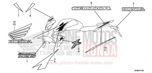 MARQUE (CB1000RD/1000RAD) CB1000RD de 2013